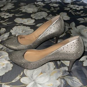 Like new rhinestone high heels